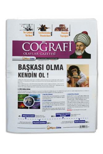Hiper Zeka Tüm Sınavlar İçin Coğrafi Olaylar Gazetesi