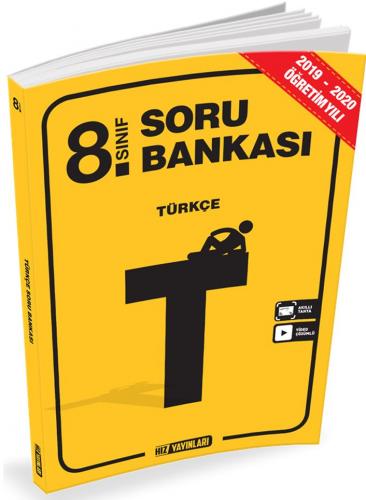 Hız Yayınları 8. Sınıf Türkçe Soru Bankası