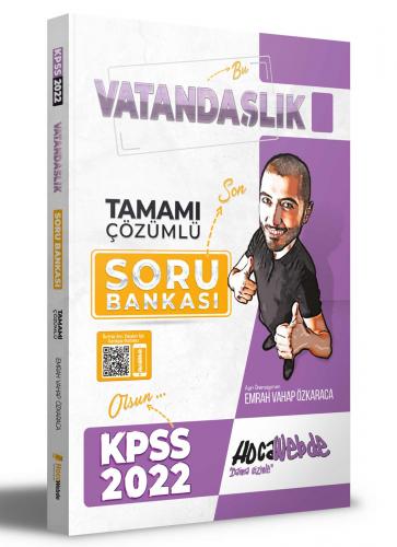 HocaWebde Yayınları 2022 KPSS Vatandaşlık Tamamı Çözümlü Soru Bankası
