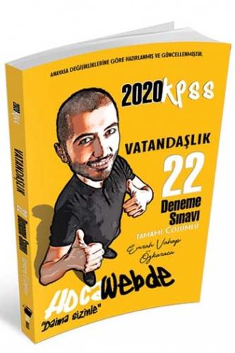 HocaWebde Yayınları 2020 KPSS Vatandaşlık Tamamı Çözümlü 22 Deneme Sınavı