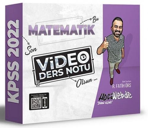 HocaWebde Yayınları 2022 KPSS Matematik Video Ders Notu