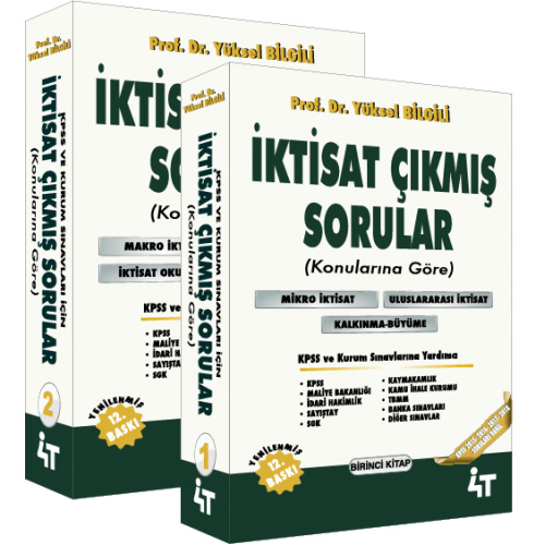 4T İktisat Çıkmış Sorular Konularına Göre