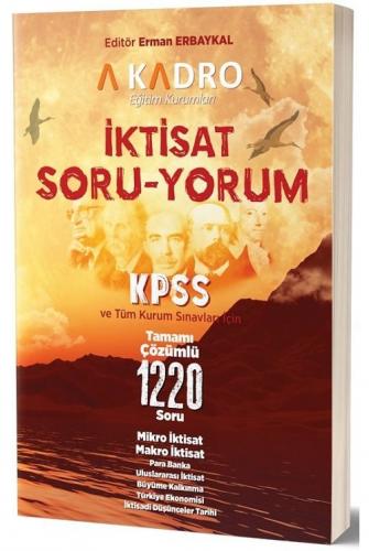 A Kadro Yayınları KPSS A Grubu İktisat Soru Yorum Soru Bankası