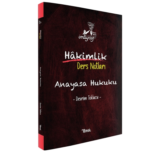İmtiyaz Anayasa Hukuku Hakimlik Ders Notları