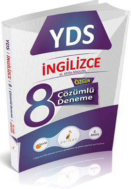 İngilizce YDS 8 Özgün Çözümlü Deneme - M. Fatih Adıgüzel