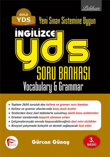 İngilizce YDS Soru Bankası Vocabulary & Grammar - Gürcan Günay