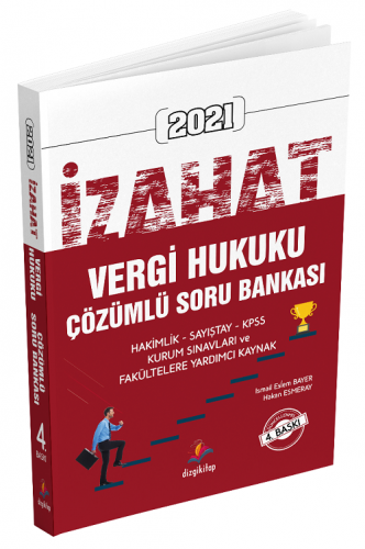 Dizgi Kitap 2021 Hakimlik Sayıştay KPSS İZAHAT Vergi Hukuku Soru Bankası Çözümlü