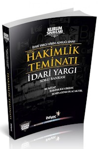 İhtiyaç Hakimlik Teminatı İdari Yargı Çözümlü Soru Bankası 2016