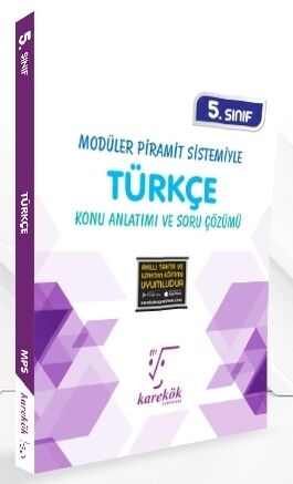 Karekök Yayınları 5. Sınıf Türkçe Konu Anlatımı ve Soru Çözümü Komisyo