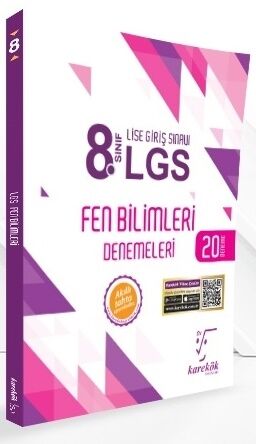 Karekök Yayınları 8. Sınıf LGS Fen Bilimleri 20 li Deneme Komisyon
