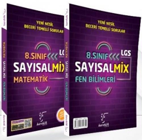 Karekök Yayınları 8.Sınıf LGS SayısalMix Matematik ve Fen Bilimleri