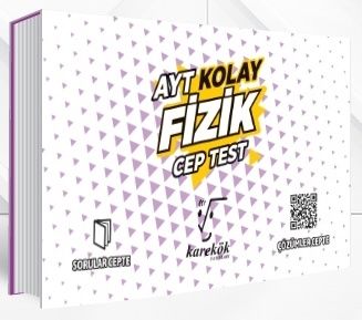 Karekök Yayınları AYT Fizik Kolay Cep Test %40 indirimli Komisyon