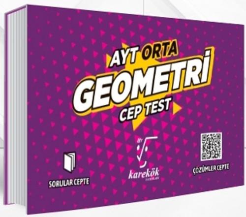 Karekök Yayınları AYT Geometri Orta Cep Test Komisyon