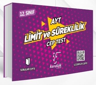 Karekök Yayınları AYT Limit ve Süreklilik Cep Test %40 indirimli Komis