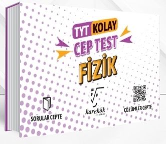 Karekök Yayınları TYT Fizik Kolay Cep Test %40 indirimli Komisyon