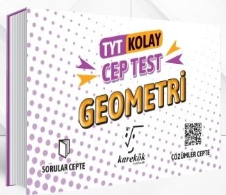 Karekök Yayınları TYT Geometri Kolay Cep Test %40 indirimli Komisyon
