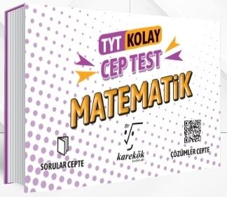 Karekök Yayınları TYT Matematik Kolay Cep Test %40 indirimli Komisyon
