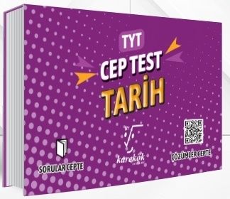 Karekök Yayınları TYT Tarih Cep Test %40 indirimli Komisyon