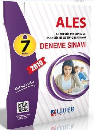 Lider ALES Çözümlü 7 Deneme 2019