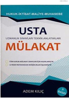 KELEPİR Usta Mülakat Hukuk İktisat Maliye Muhasebe