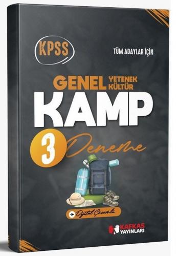 Kafkas Yayınları 2021 KPSS Genel Yetenek Genel Kültür KAMP 3 Deneme Dijital Çözümlü