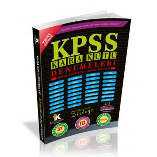 İnformal KPSS Karakutusu Genel Yetenek Genel Kültür 10 lu Çözümlü Deneme Sınavı 2019
