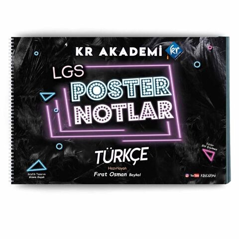 KR Akademi LGS Türkçe Poster Notları Komisyon