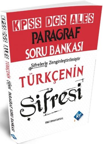 KR Akademi 2021 KPSS ALES DGS Türkçenin Şifresi Paragraf Soru Bankası