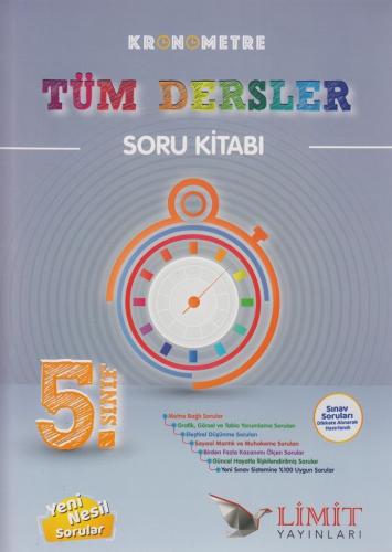 Limit Yayınları 5. Sınıf Tüm Dersler Kronometre Soru Kitabı