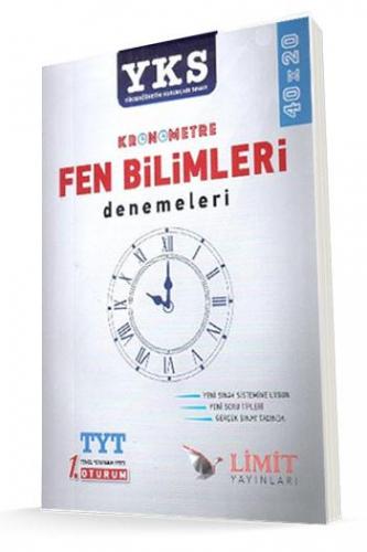 Limit YKS 1. Oturum TYT Kronometre Fen Bilimleri 40x20 Denemeleri