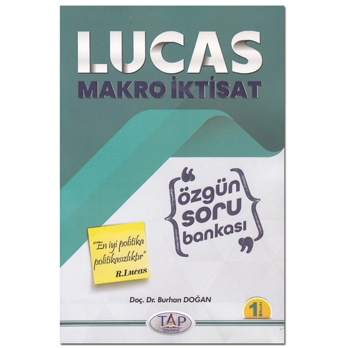 LUCAS Makro İktisat Özgün Soru Bankası