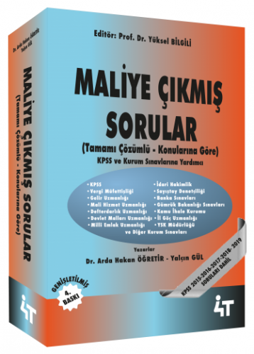 KPSS A Maliye Konularına Göre Tamamı Çözümlü Çıkmış Sorular