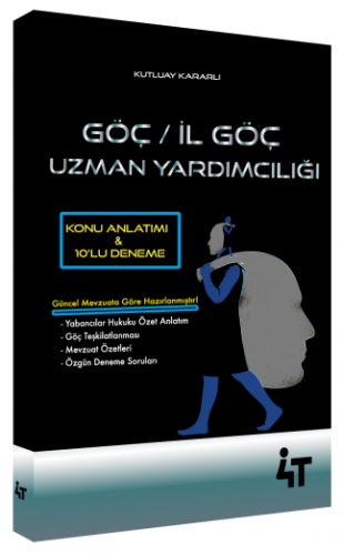 Göç-İl Göç Uzman Yardımcılığı Konu Anlatımı ve 10 Deneme