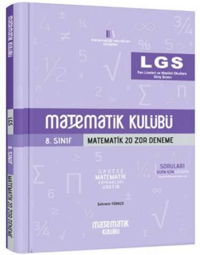 Matematik Kulübü 8. Sınıf LGS Matematik Zor 20 Deneme