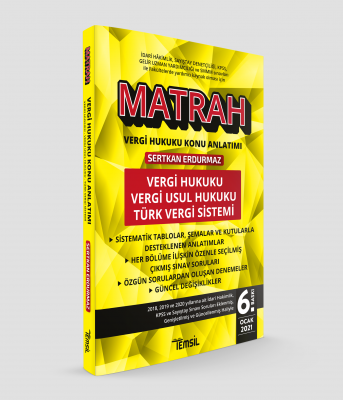 MATRAH Vergi Hukuku-Vergi Usul Hukuku-Türk Vergi Sistemi Konu Anlatımlı