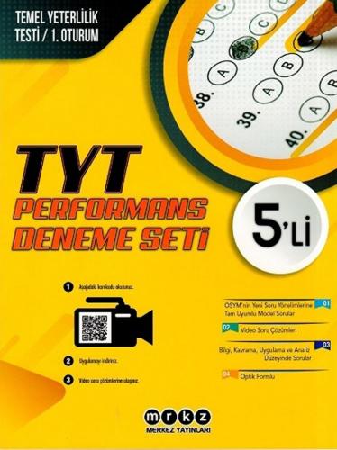 Merkez Yayınları TYT Performans 5 li Deneme Seti