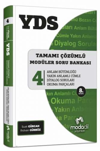 Modadil YDS Tamamı Çözümlü Soru Bankası Serisi 4