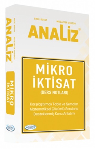 Monopol KPSS A Grubu Analiz Mikro İktisat Ders Notları 2018