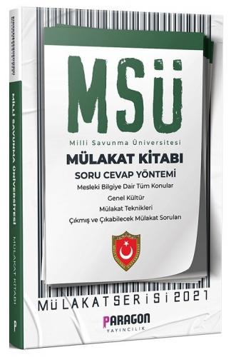 Paragon Yayıncılık 2021 MSÜ Sınavı Çıkmış Sorularla Mülakat Kitabı