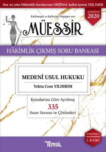 MÜESSİR Medeni Usul Hukuku Adli-İdari Hakimlik Çıkmış Soru Bankası ve Çözümleri