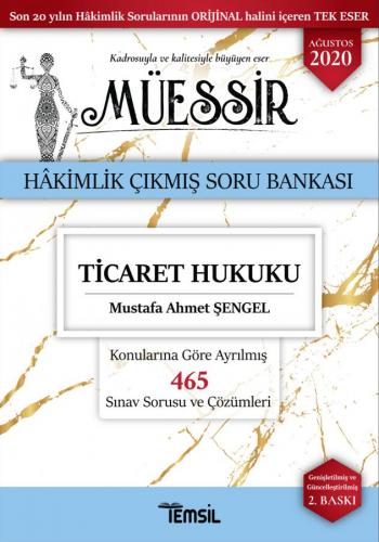 MÜESSİR Ticaret Hukuku Adli-İdari Hakimlik Çıkmış Soru Bankası ve Çözümleri