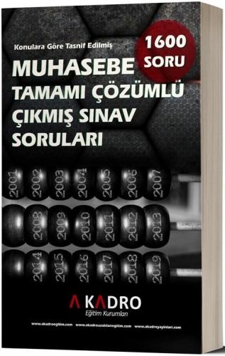 A Kadro Yayınları 2020 KPSS A Grubu Muhasebe Çıkmış Sorular Çözümlü