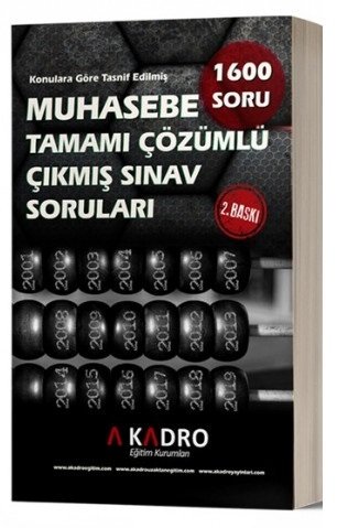 A Kadro KPSS A Grubu Muhasebe Çıkmış Sorular Çözümlü 2. Baskı