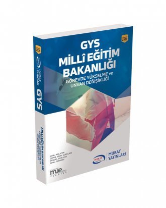 Murat Eğitim GYS Milli Eğitim Bakanlığı Görevde Yükselme ve Unvan Değişikliği Kitabı 2539
