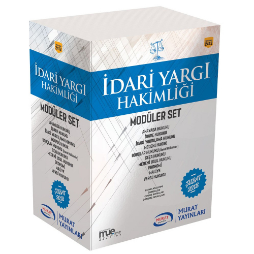 Murat Egitim Idari Yargi Hakimligi Konu Anlatimli Moduler Set 2412 30