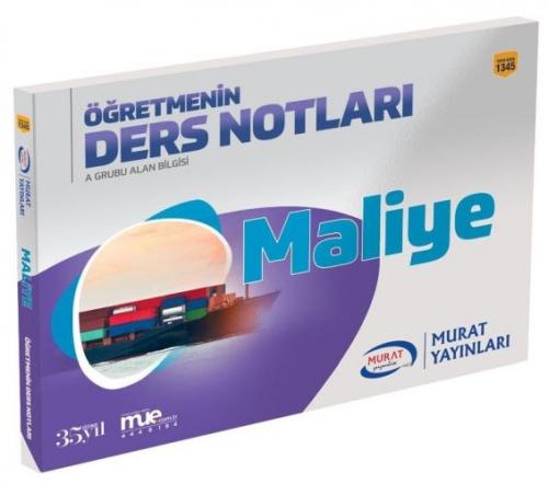 Murat Eğitim KPSS A Grubu Maliye Öğretmenin Ders Notları 1345