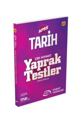 Murat Eğitim KPSS Tarih Çek Kopart Yaprak Testler 2018 - 1073