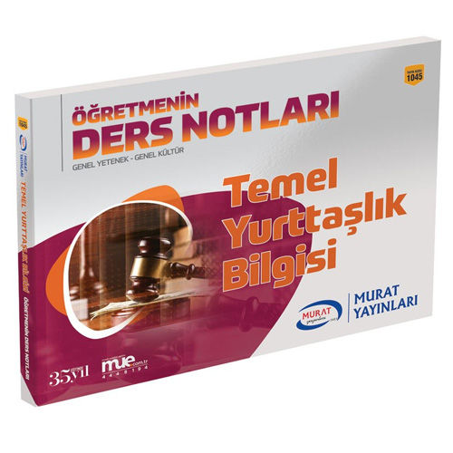 Murat Eğitim KPSS Temel Yurttaşlık Bilgisi Öğretmenin Ders Notları