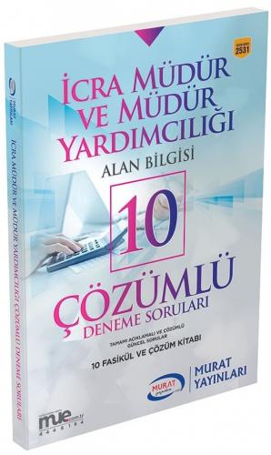 Murat Yayınları İcra Müdür ve Müdür Yardımcılığı Alan Bilgisi 10 Çözümlü Deneme Soruları