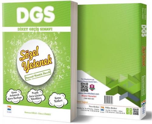 Nisan DGS Sözel Yetenek Tek Kitap Konu Anlatımlı Soru Bankası